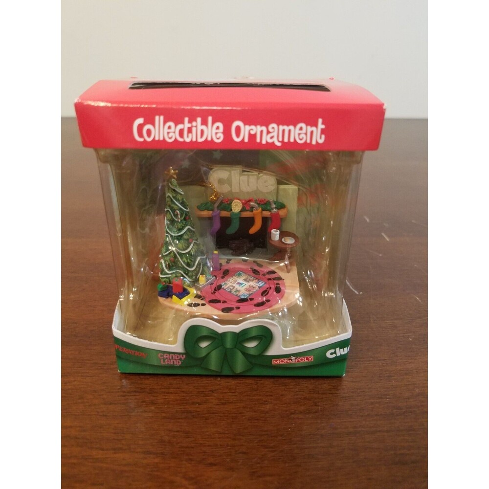 Hasbro CLUE Christmas Ornament Retired NIB